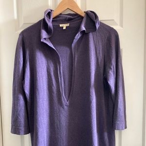 Eileen  fisher cotton/cashmere sweater